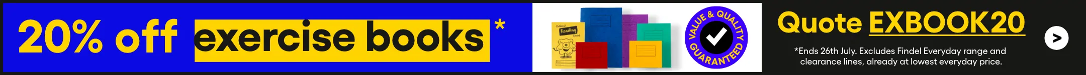 1440x100 20% Exercise Books - Sitewide.png